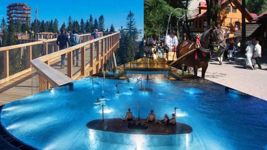 From Krakow: Slovakia Treetop Walk, Zakopane & Thermal Spa - Chocholow turns the final stop into a warm break