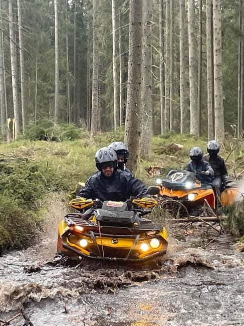 From Krakow: Zakopane, Quad & Buggy Thermal Baths Tour - Grilling oscypek beside the firepit