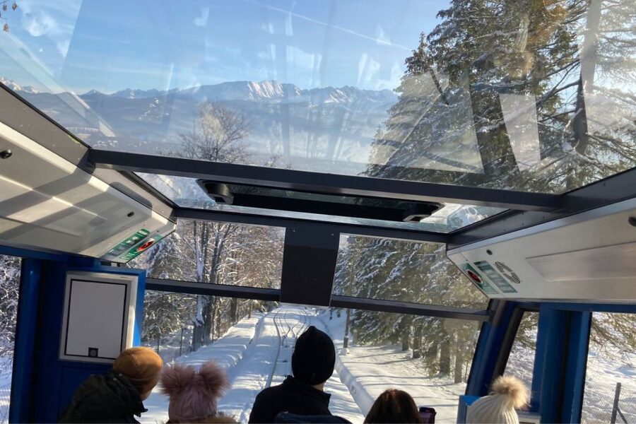 From Krakow: Zakopane, Tatra Mountains & Thermal Baths Tour - Riding the cable railway to Gubałówka