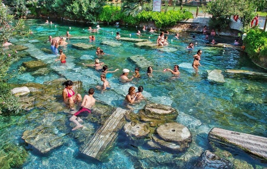From Kusadasi and Selcuk: Pamukkale and Hiearapolis Tour - Lunch, breaks, and the possible shopping stop
