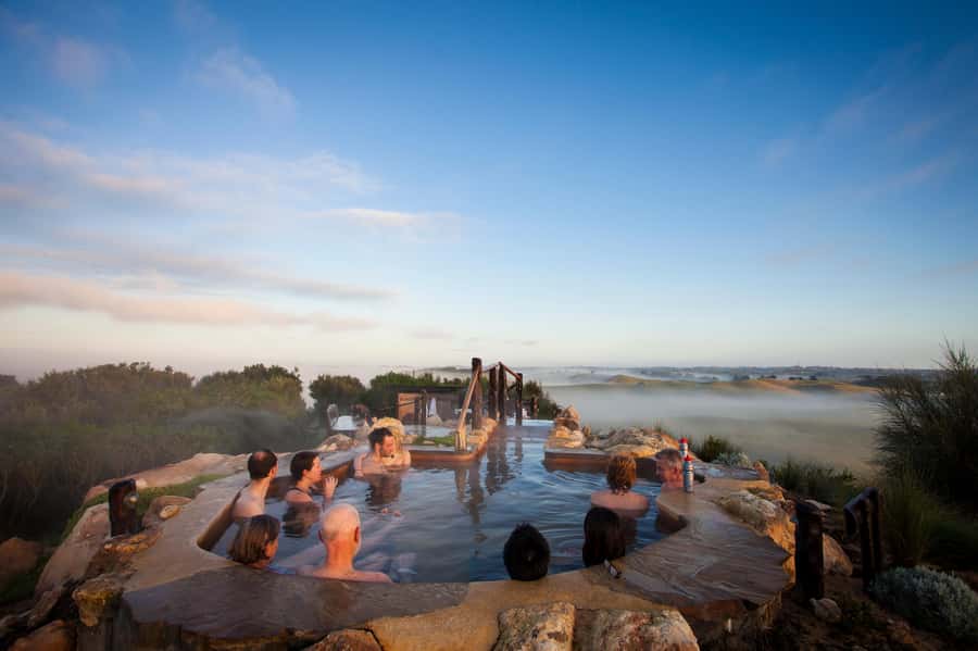 From Melbourne: Peninsula Hot Springs & Bathing Boxes Tour - Arthur’s Seat and Murrays Lookout