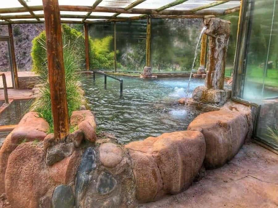 From Mendoza: Premium Spa Day at the Cacheuta Hot Springs - A grotto sauna with mineral mud