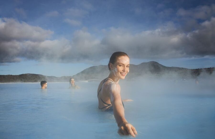 From Reykjavik: Blue Lagoon Admission with Transfers - Arriving, changing, and getting into the water