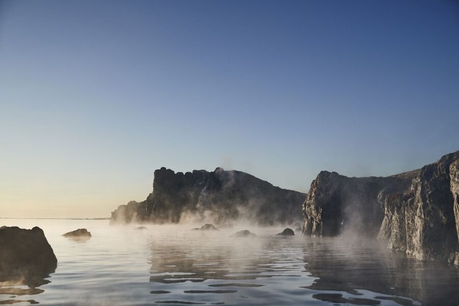 From Reykjavik: Golden Circle Guided Tour & Sky Lagoon Visit - Geysir, with steam and sudden eruptions