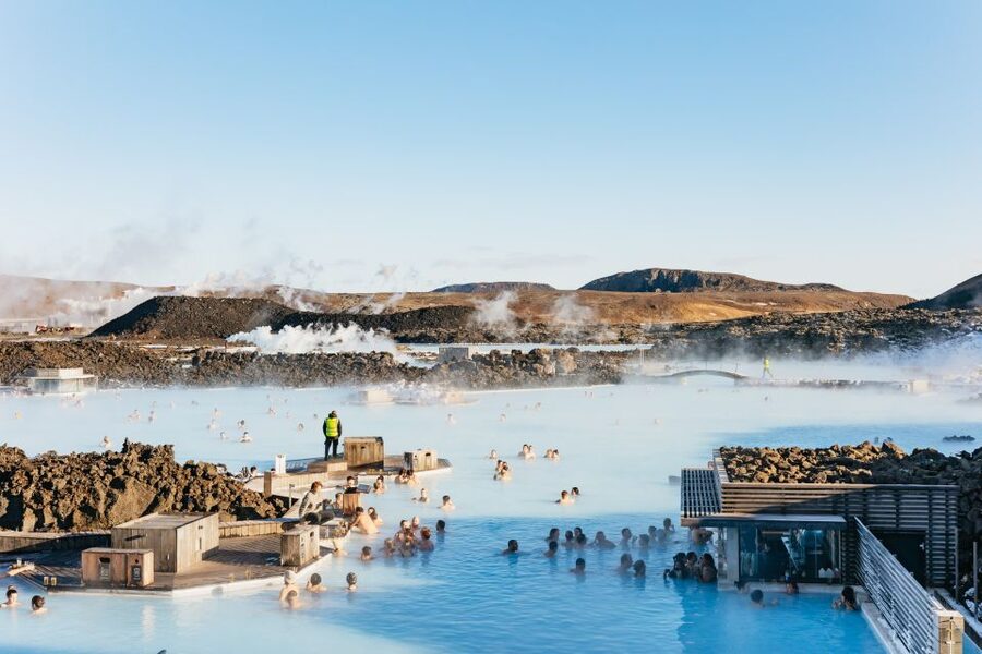 From Reykjavík: Volcanoes and Blue Lagoon Day Trip - Seltún’s boiling mud and colored ground