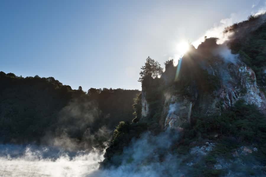 From Rotorua: Wai O Tapu & Waimangu Eco Thermal Morning Tour - The 8:00 AM pickup and drive from Rotorua