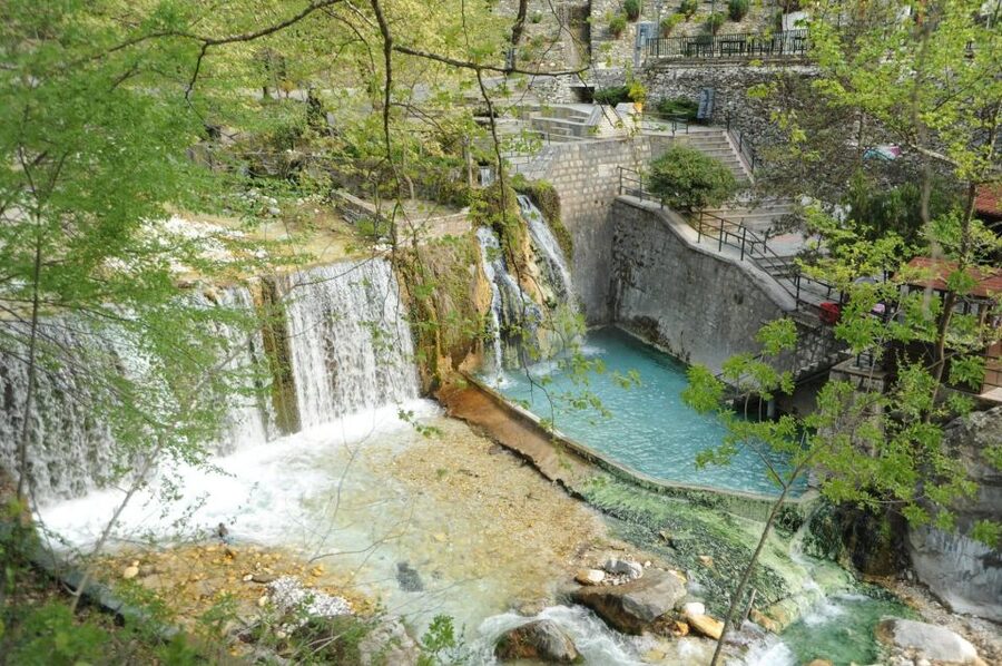 From Thessaloniki: Pozar Thermal Springs and Edessa - Who will enjoy this experience most