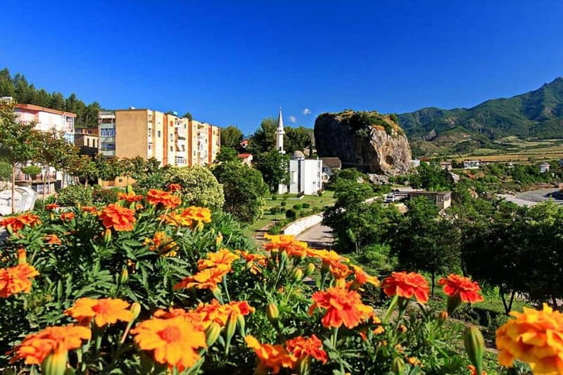 From Tirana/Durres/Golem:Permet, Canyon & Thermal Baths. - Tepelena Castle and the first mountain views