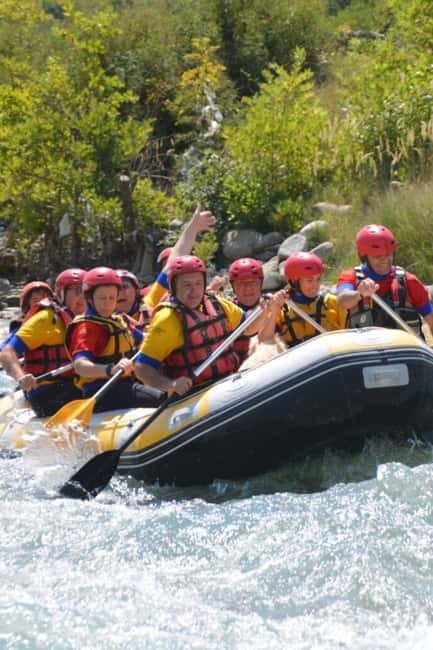 From Tirana: Vjosa Rafting & Benja Thermal Baths Day Tour - Benja Thermal Baths after the river