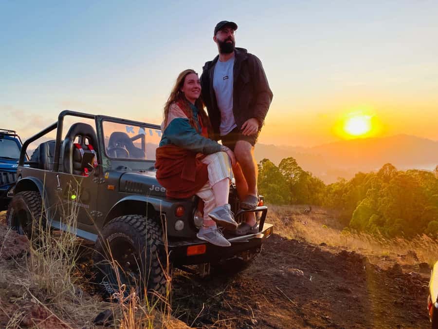 From Ubud: Mount Batur Shared Jeep Sunrise & Hot Spring Tour - The hot spring after the rough road