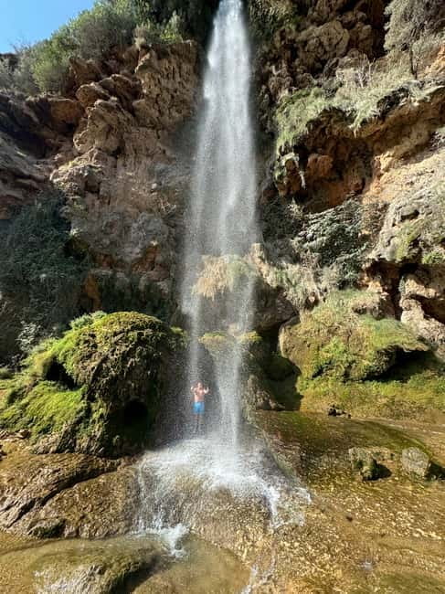 From Valencia: Hot Springs + Waterfalls + Surprise Stop - From Mestalla Stadium to the Castellón countryside