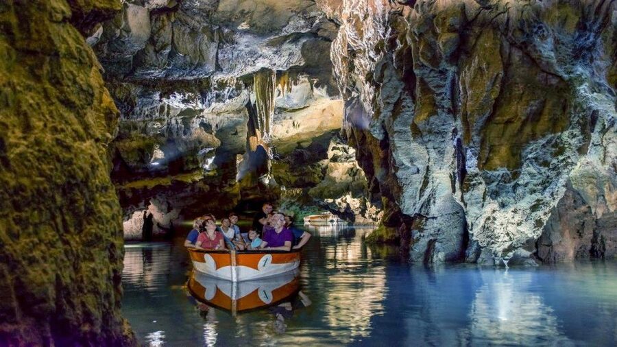 From Valencia: Montanejos Thermal Spring & San Jose Cave - Meeting at Mestalla Stadium