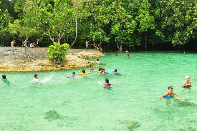 Full-Day Tour to Emerald Pool, Hot Springs & Tiger Cave Temple from Krabi - Walking through rainforest to Emerald Pool