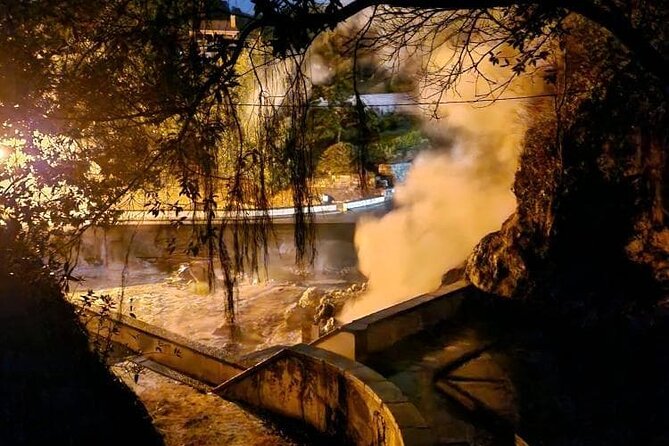 Furnas: Mystic Tour (w/Dinner) - Hot Springs - Caldeira das Furnas by night