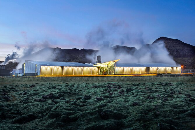 Geothermal Energy Exhibition Entry Ticket - Looking into the turbine halls and onto the outdoor decks