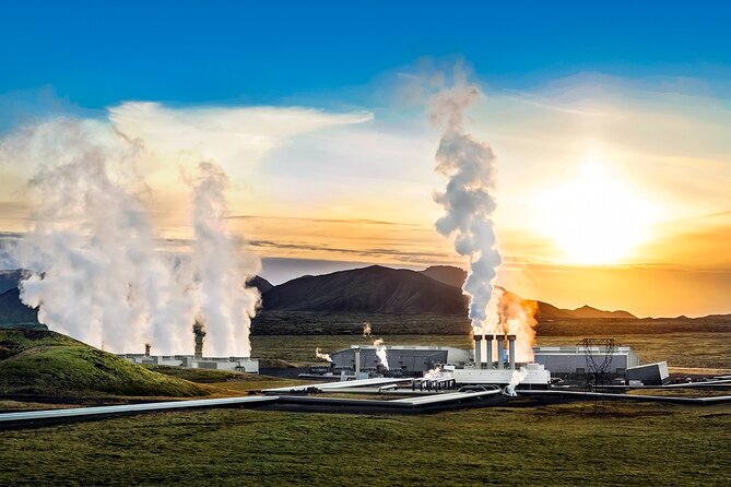 Geothermal Energy Exhibition Entry Ticket - Entering the plant through displays, not corridors