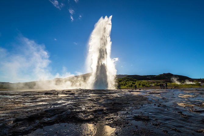 Golden Circle and Sky Lagoon Geothermal Spa Tour from Reykjavik - Geysir and Strokkur’s regular eruptions