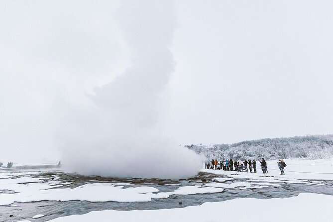 Golden Circle, Kerid and Sky Lagoon Small Group Day Tour - Geysir gives you a reliable eruption