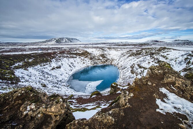 Golden Circle, Kerid and Sky Lagoon Small Group Day Tour - Kerid crater brings color and geology