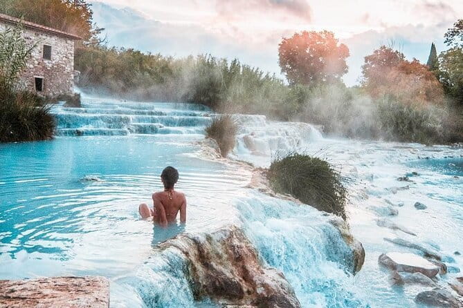 Guided tour of the wonderful Terme di Saturnia - Arriving at Terme di Saturnia Parco Termale