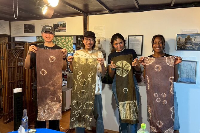 Hot Spring Dyeing Workshop in Beppu - Key points about the Beppu onsen dyeing workshop