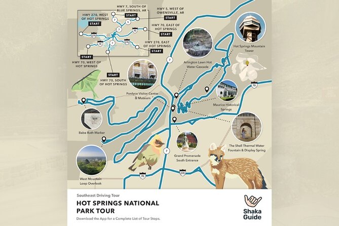 Hot Springs National Park Self Guided Audio Tour - Bathhouse Row rewards a slow walk