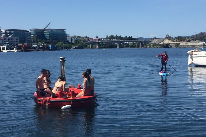 Hot Tub Boat Ride Around Victoria - Reaching Selkirk Trestle