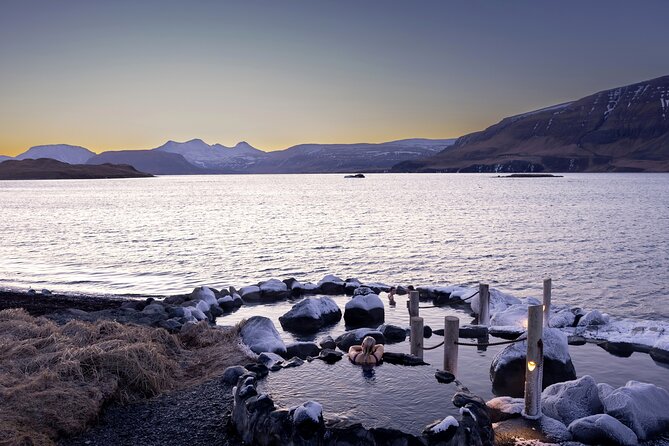 Hvammsvík Hot Spring with Return Transfers from Reykjavík - The fjord cold plunge