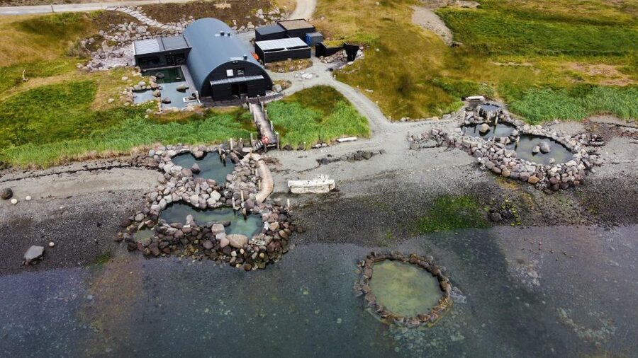 Hvammsvik Hot Springs: Admission Package - Ocean Water, Steam, and the Swim-Up Bar