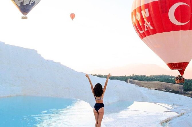 Independent Pamukkale Tour From Kusadasi With Hot Air Balloon - What you see from the basket