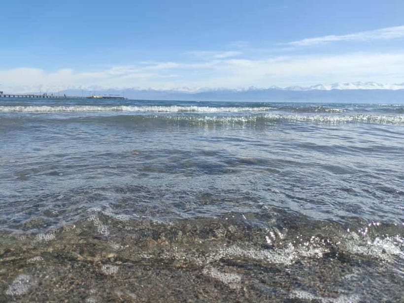 Issyk Kul Adventure: Lake Swim, Hot Springs & Ruh Ordo Tour - One Hour at the Hot Springs