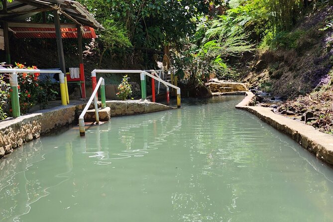 Kayak & Snorkel Champagne Bay, Farm Visit & Hot Springs Soufriere - Bambooze Sulphur Baths after the active stops