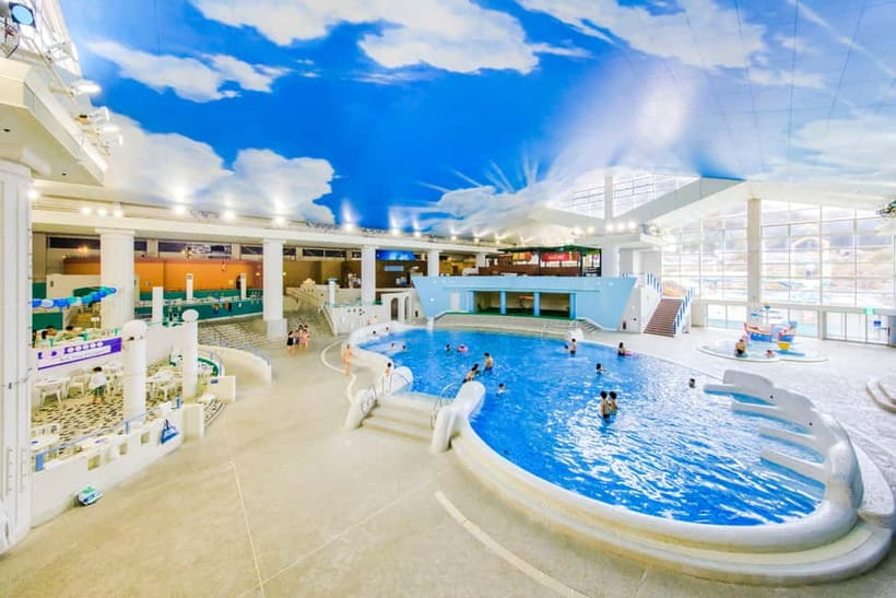 Kowakien Yunessun Hot Springs Entry Ticket - Try the themed baths with realistic expectations