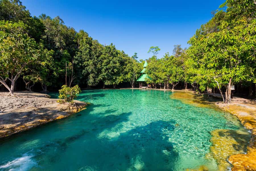 Krabi: Emerald Pool and Hot Spring Waterfall with ATV Riding - Morning pickup requires close attention