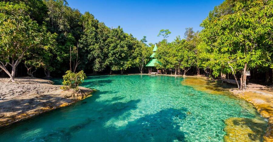 Krabi: Emerald Pool & Hot Spring Waterfall with Kayaking - Lunch, fruit, and what the included meal means