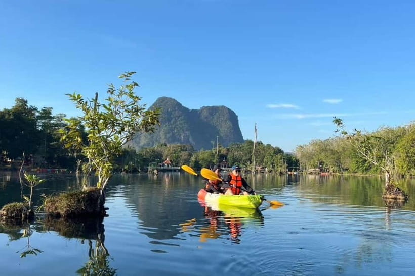 Krabi: Emerald Pool, Hot Springs, and Kayaking Tour - Walking through the forest to Emerald Pool