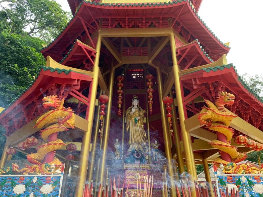 Krabi: Tiger Cave, Hot Springs and Emerald Pool Jungle Tour - Soaking at Krabi Hot Springs