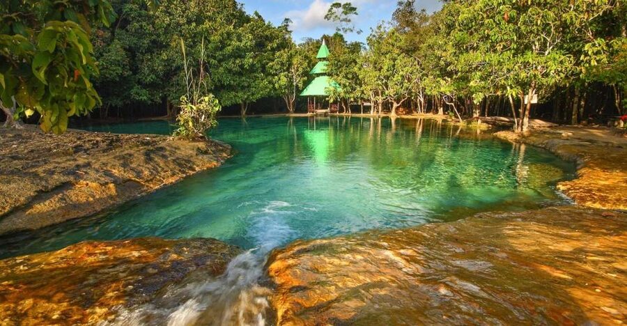 Krabi: Tiger Temple, Hot Springs & Crystal Pool Jungle Tour - Three Krabi highlights in one inland day