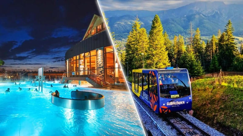 Krakow: Zakopane Cable Car, Spirits, Tasting & Thermal Baths - Key points at a glance
