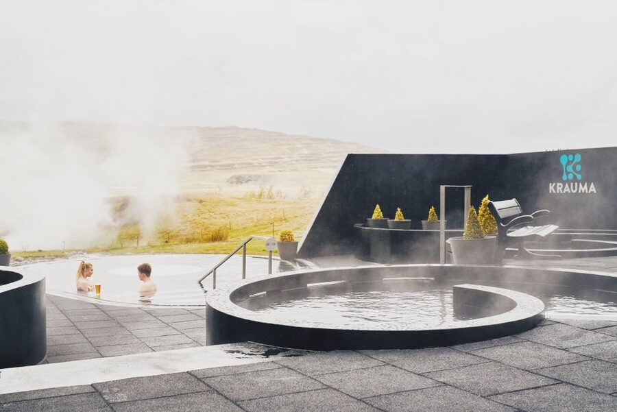 Krauma Geothermal Baths Entrance Ticket - Five warm pools and one cold pool