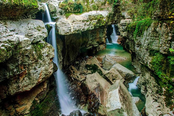 Martvili Canyon Prometheus Cave And Hot Springs From Batumi - Martvili Canyon: waterfalls, cliffs, and a short boat route