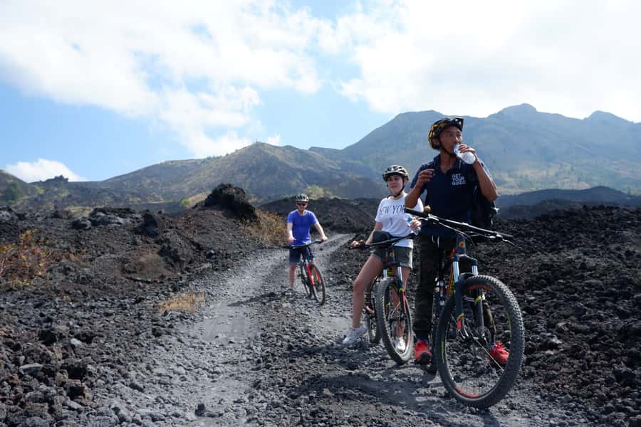 Mount Batur: Black Lava Cycling Tour w/ Natural Hot Spring - A hot spring soak after the ride
