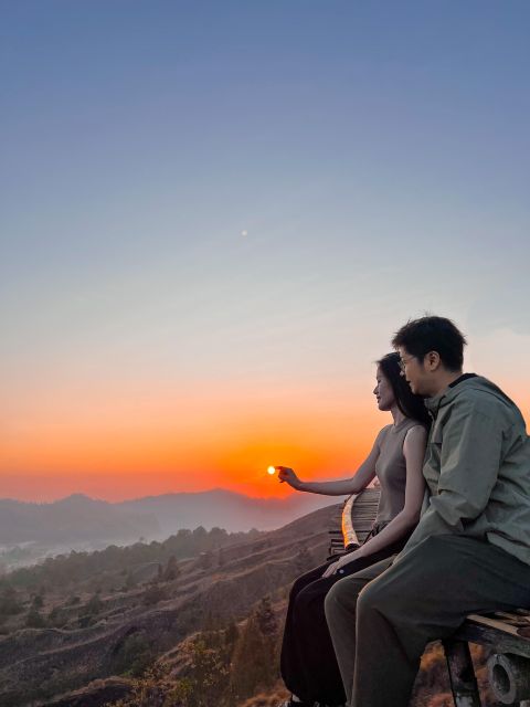 Mount Batur Jeep Sunrise and Hot Spring - All Inclusive Tour - A warm soak with Mount Abang in view