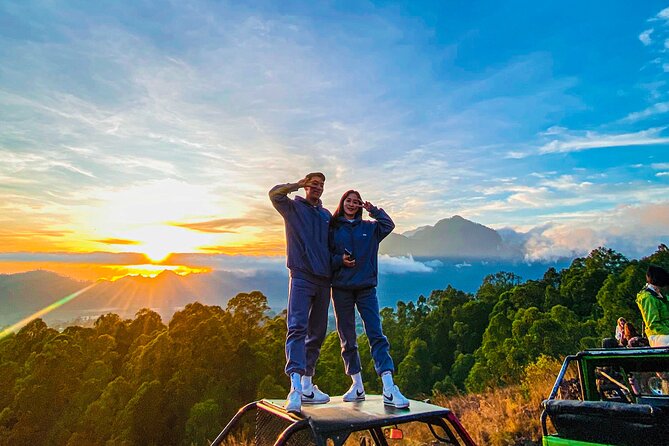 Mount Batur Jeep Sunrise Tour - All Inclusive - Riding through Mount Batur’s black lava