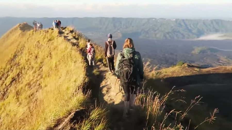 Mount Batur Sunrise Trek & Hot Springs Tour - Walking Mount Batur before dawn