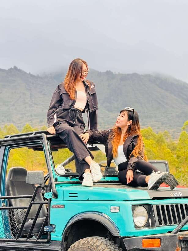 Mount Batur Sunset/Sunrise Jeep Tour & Natural Hot Springs - The black lava fields and Mount Batur’s volcanic story