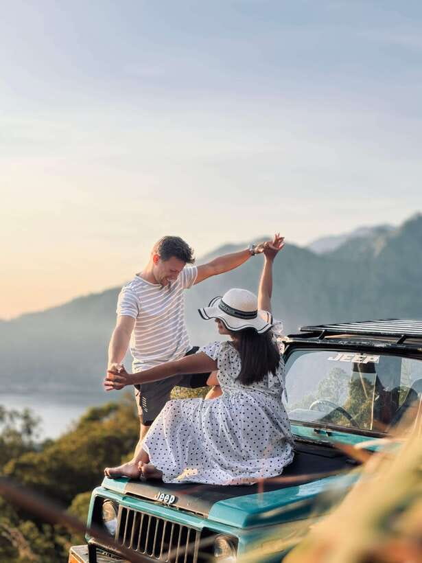 Mount Batur Sunset/Sunrise Jeep Tour & Natural Hot Springs - Natural hot springs beside Lake Batur