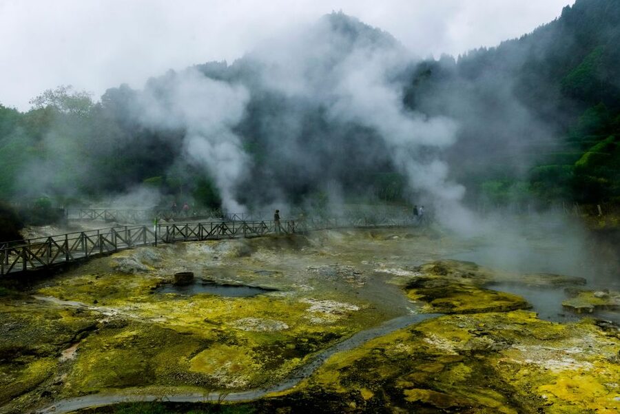 Nordeste: Waterfall, Hot Spring and Viewpoints Full-Day Tour - Three viewpoints along the north coast