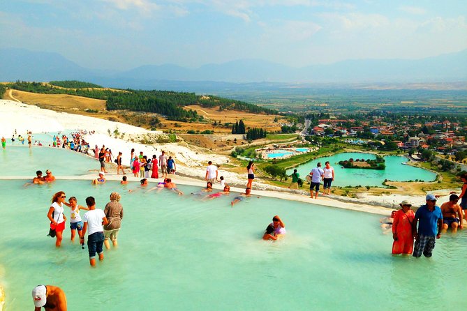 Pamukkale and Hierapolis Full-day Guided Tour from Kusadasi - Two hours among the Pamukkale formations