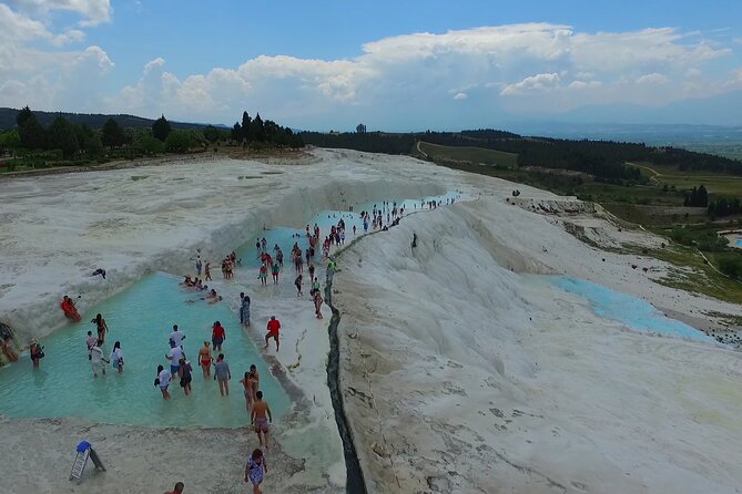 Pamukkale and Hierapolis Shared Tour with Transport - Walking onto Pamukkale’s white terraces